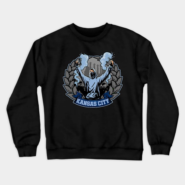 Kansas City Soccer, Crewneck Sweatshirt by JayD World